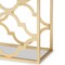Baxton Studio Calanthe Modern & Contemporary Gold Finished Metal Console Table with Marble Tabletop 206-12100 - alternate 4